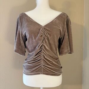 Free People Cupcake Velvet Blouse